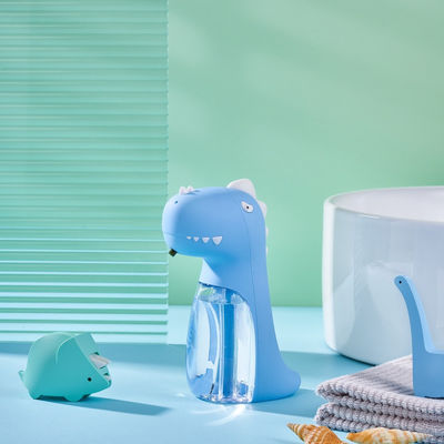 Baño Dinosaurio escritorio música eléctrica multifunción Dispensador automático de jabón de espuma 260ml USB Niños lindos